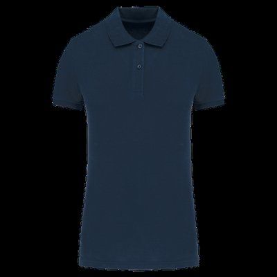 Polo de mujer de algodón orgánico Navy XXL