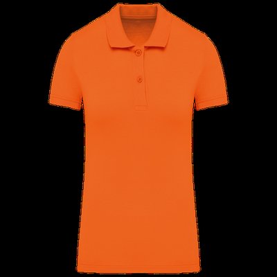 Polo de mujer de algodón orgánico Orange L