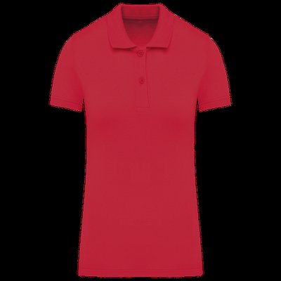 Polo de mujer de algodón orgánico Red L