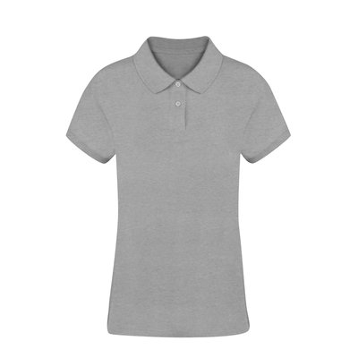 Polo Mujer Algodón Piqué Gri XXL