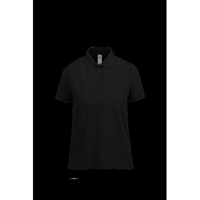 Polo mujer algodón ring-spun Black S