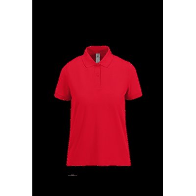 Polo mujer algodón ring-spun Red M