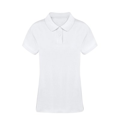Polo Mujer Blanco Algodón Bla L