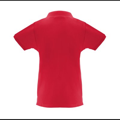 Polo de mujer cuello y mangas de canalé