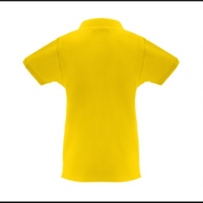 Polo de mujer cuello y mangas de canalé