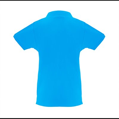 Polo de mujer cuello y mangas de canalé