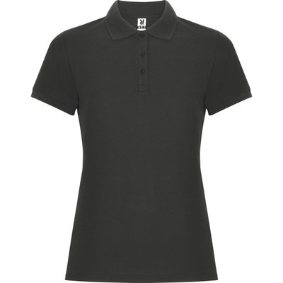 Polo mujer manga corta entallado PLOMO OSCURO 2XL