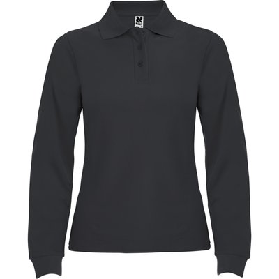 Polo mujer manga larga PLOMO OSCURO XL