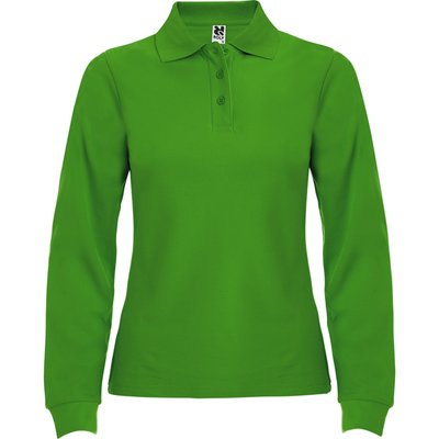 Polo mujer manga larga VERDE GRASS XL