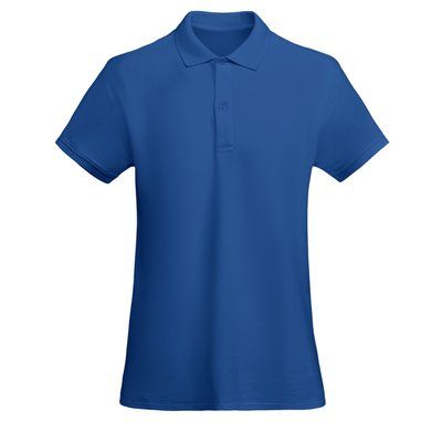 Polo Mujer Orgánico Manga Corta Royal Xl