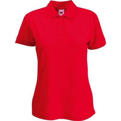 Polo mujer piqué Red S