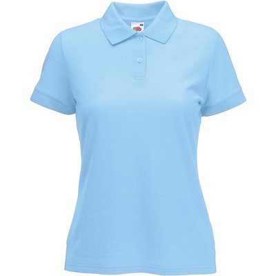 Polo mujer piqué Sky Blue S