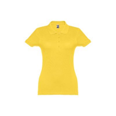 Polo de mujer con refuerzo en el cuello Amarillo L