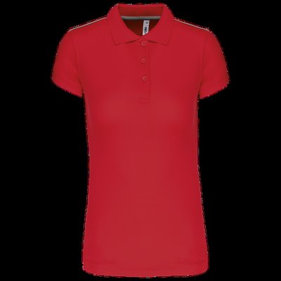 Polo de mujer secado rápido Sporty Red M