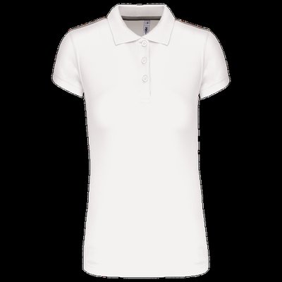 Polo de mujer secado rápido White XXL