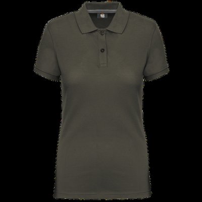 Polo Mujer Tratamiento antibacteriano Dark Khaki Xxl