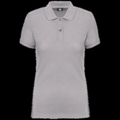 Polo Mujer Tratamiento antibacteriano Oxford Grey L