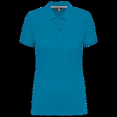 Polo Mujer Tratamiento antibacteriano Tropical Blue L