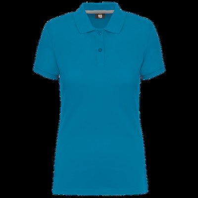 Polo Mujer Tratamiento antibacteriano Tropical Blue Xl