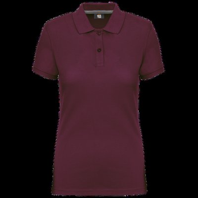 Polo Mujer Tratamiento antibacteriano Wine S
