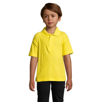 Polo Niño Piqué Peinado 170g Dorado 8 Años