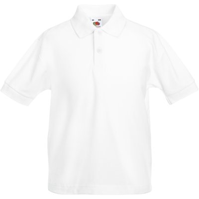 Polo niños varios colores White 7/8 Ans