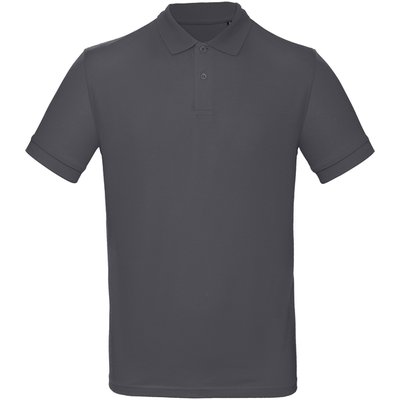 Polo Orgánico Hombre Dark Grey Xxl