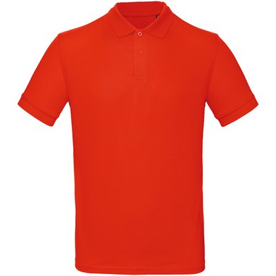 Polo Orgánico Hombre Fire Red S