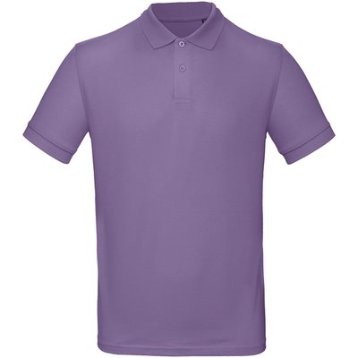 Polo Orgánico Hombre Millennial Lilac Xl