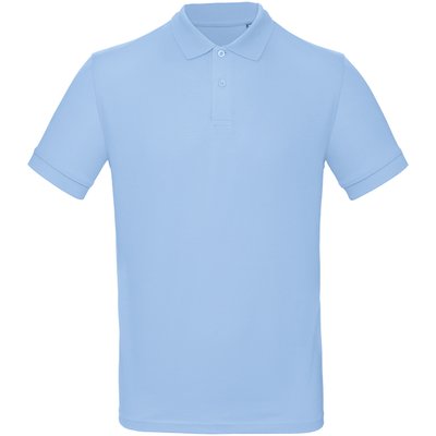 Polo Orgánico Hombre Sky Blue Xl