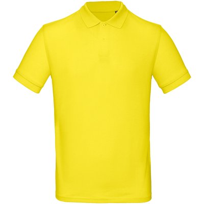 Polo Orgánico Hombre Solar Yellow M