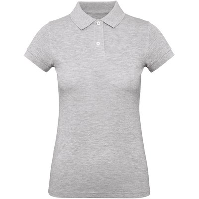 Polo Orgánico Mujer Heather Grey L