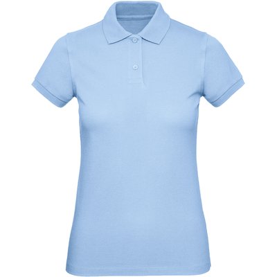 Polo Orgánico Mujer Sky Blue M