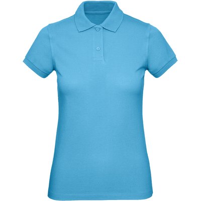 Polo Orgánico Mujer Very Turquoise Xl