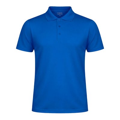 Polo personalizado técnico en poliéster Azul Xl