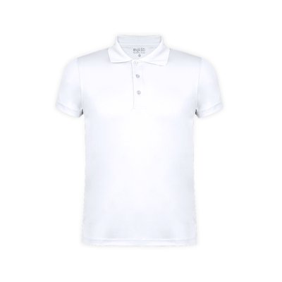Polo personalizado técnico en poliéster Bla XL