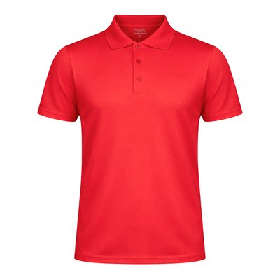 Polo personalizado técnico en poliéster Roj Xxl
