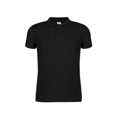 Polo Piqué Adulto 180g/m2 Neg S