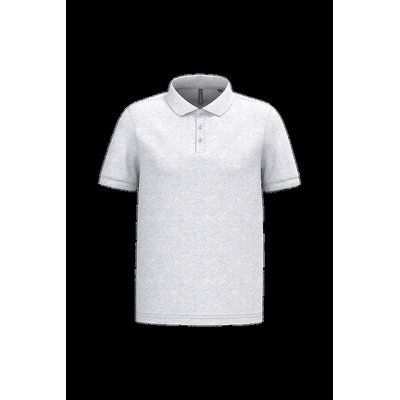Polo piqué manga corta de algodón Ash Heather Xl