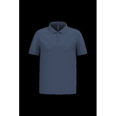 Polo piqué manga corta de algodón Deep Blue S