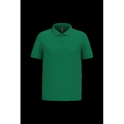Polo piqué manga corta de algodón Kelly Green 4Xl