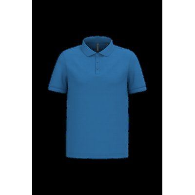 Polo piqué manga corta de algodón Light Royal Blue M
