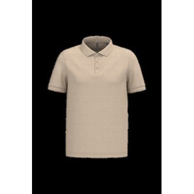 Polo piqué manga corta de algodón Light Sand M