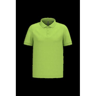 Polo piqué manga corta de algodón Lime Xxl