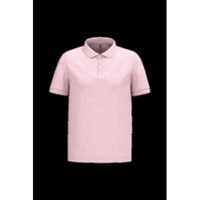 Polo piqué manga corta de algodón Pale Pink Xxl