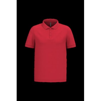 Polo piqué manga corta de algodón Red Xl