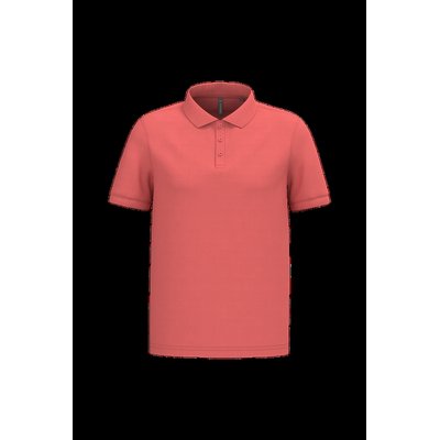 Polo piqué manga corta de algodón True Coral 3Xl