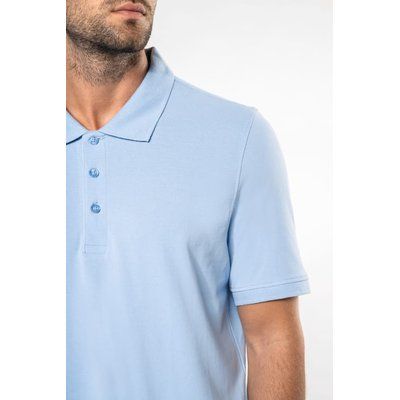 Polo piqué manga corta de algodón