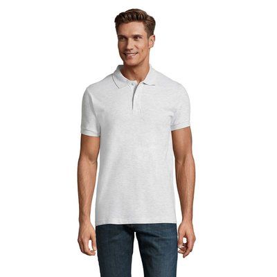 Polo Piqué Manga Corta Hombre Ceniza XL