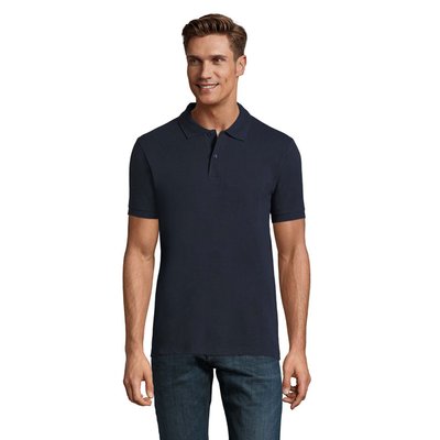 Polo Piqué Manga Corta Hombre French Marino S